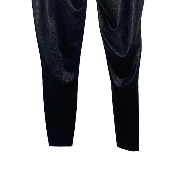 Spanx Assets Red Hot Label Structured Shine Faux Leather Leggings Womens Size XL - Picture 8 of 13
